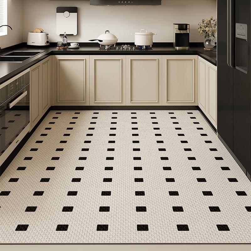 Carpet for Kitchen Waterproof Floor Mat Large Size Pvc Leather Oil Proof Non-slip Foot Mats Minimalist Home Decoration Rug