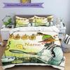 3Pcs Custom Name Pettson Findus Bedding Set Duvet Cover Closure Includes 1Duvet Cover 2Pillowcases Soft And Comfortable For All Seasons