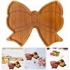 Wooden Fillable Bowtie Charcuterie Board Box for Wedding Birthday Party Decors Decorative Serving Platters and Trays