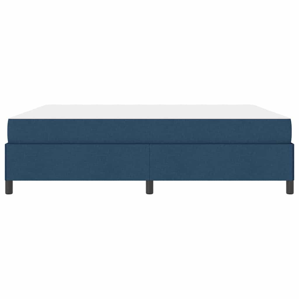 Box Spring Bed Blue 180 x 200 cm Fabric