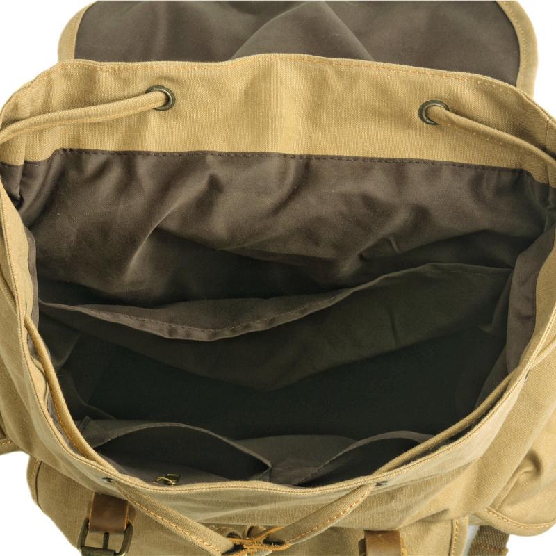 Vintage Canvas Large Capacity Backpack for Middle School, High School, and College Students, Casual Large Capacity Travel Backpa