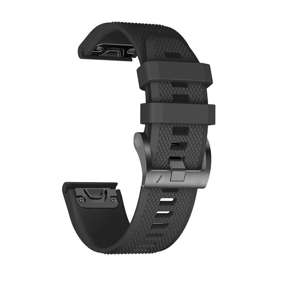 QuickFit  22/26mm Silicone Strap For Garmin Fenix 8 51MM E 47MM 7X 7 Epix Pro 6X 6 5X 5 Plus Instinct 2 2X Enduro 3 2 Watch Band
