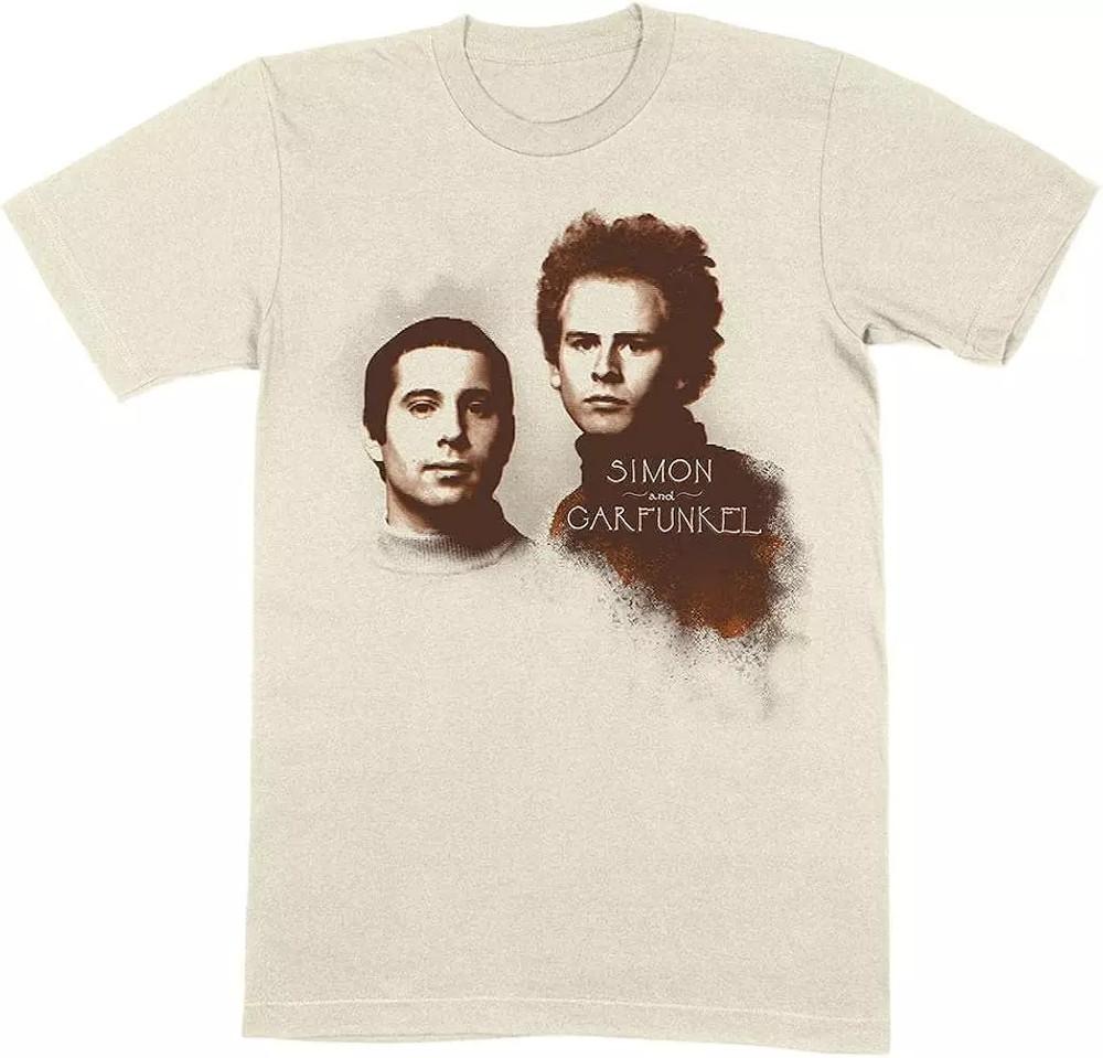 Simon And Garfunkel Faces Music T Shirt Full Size S-5XL Unisex T-Shirt S