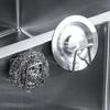 Stainless Steel No-Drill Sponge & Dishcloth Holder for Kitchen Sink