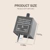 12v 3 Pin Adjustable LED Flasher Relay Motorcycle Turn Signal Lights LED Flashing Converter Tool Electronics Regulator Kit