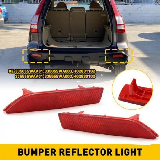Для Honda CRV 2007-2009 Задний бампер Отражатель Боковой габаритный фонарь Левый+Правый Накладка