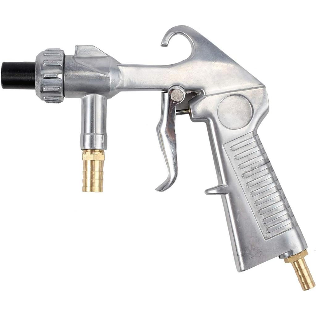 Sand Blasting Guns Sandblaster + 4Pcs Ceramic Nozzles + Extra Iron Nozzle Tip Set