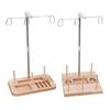 Embroidery Thread Spool Holder Thread Holders with 3 Spools Sewing Thread Stand Thread Roll Holder