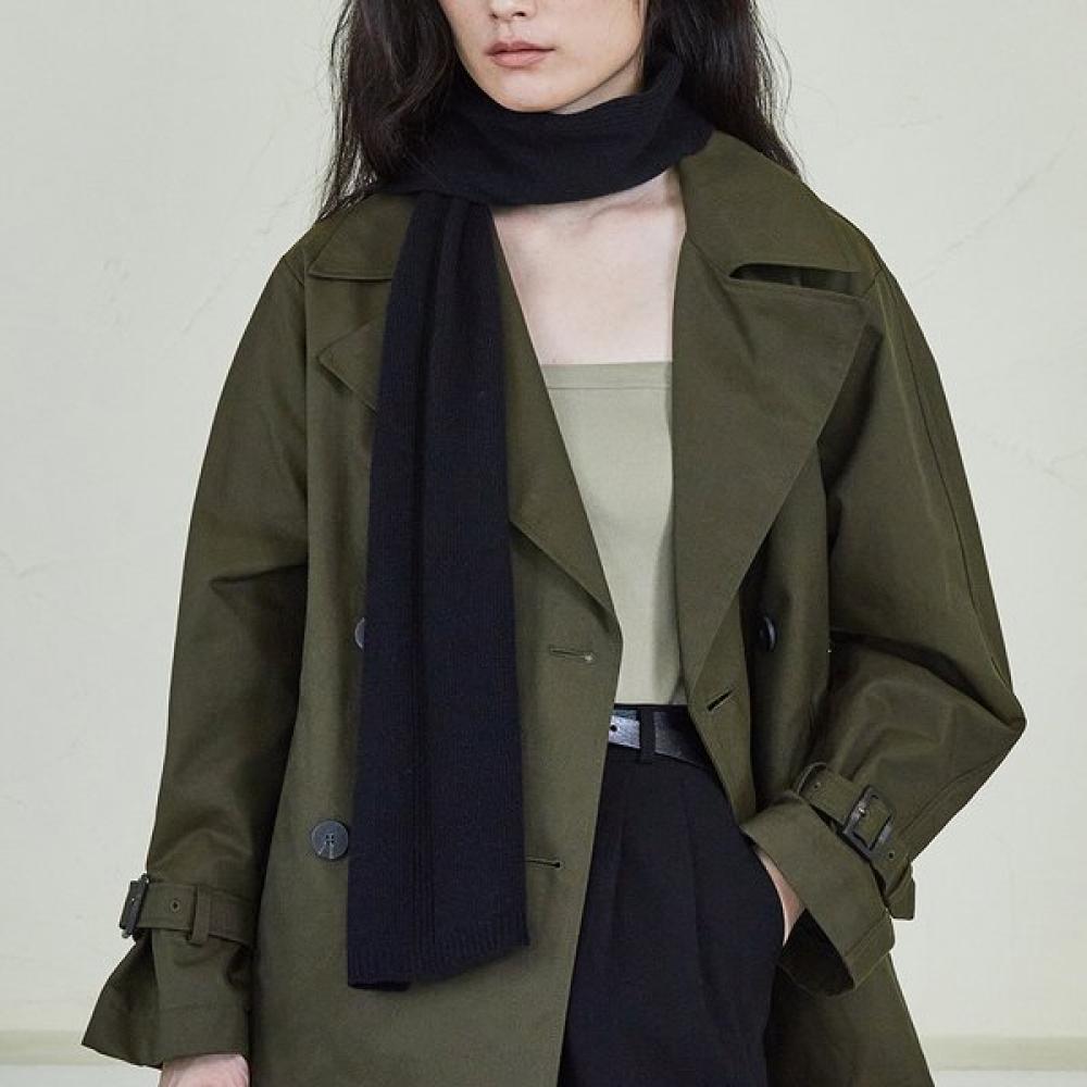 Ana Maison Black Cashmere Daily Muffler Kmm Black