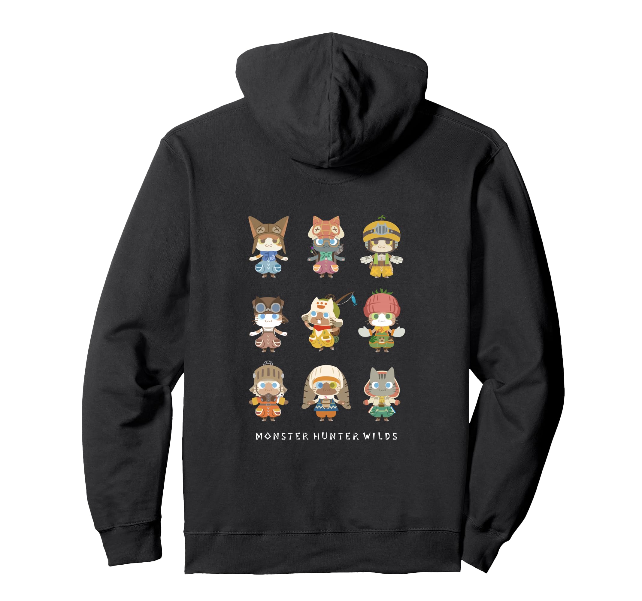 

Monster Hunter Wilds Palico and Support Troops Hoodie