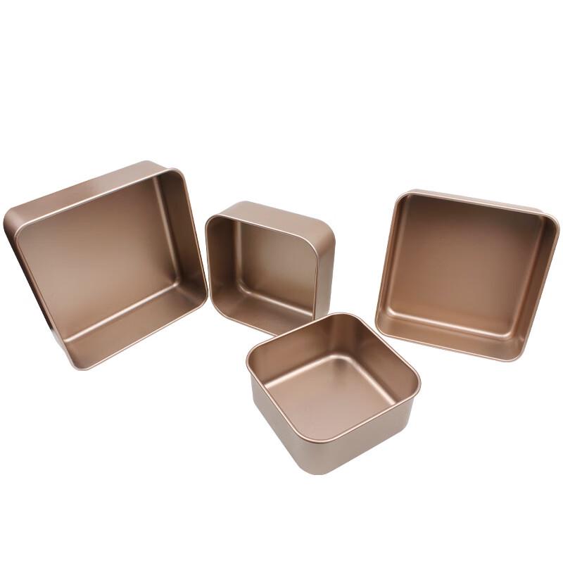 Wutuo 11-inch Rose Gold Square Cake Baking Pan