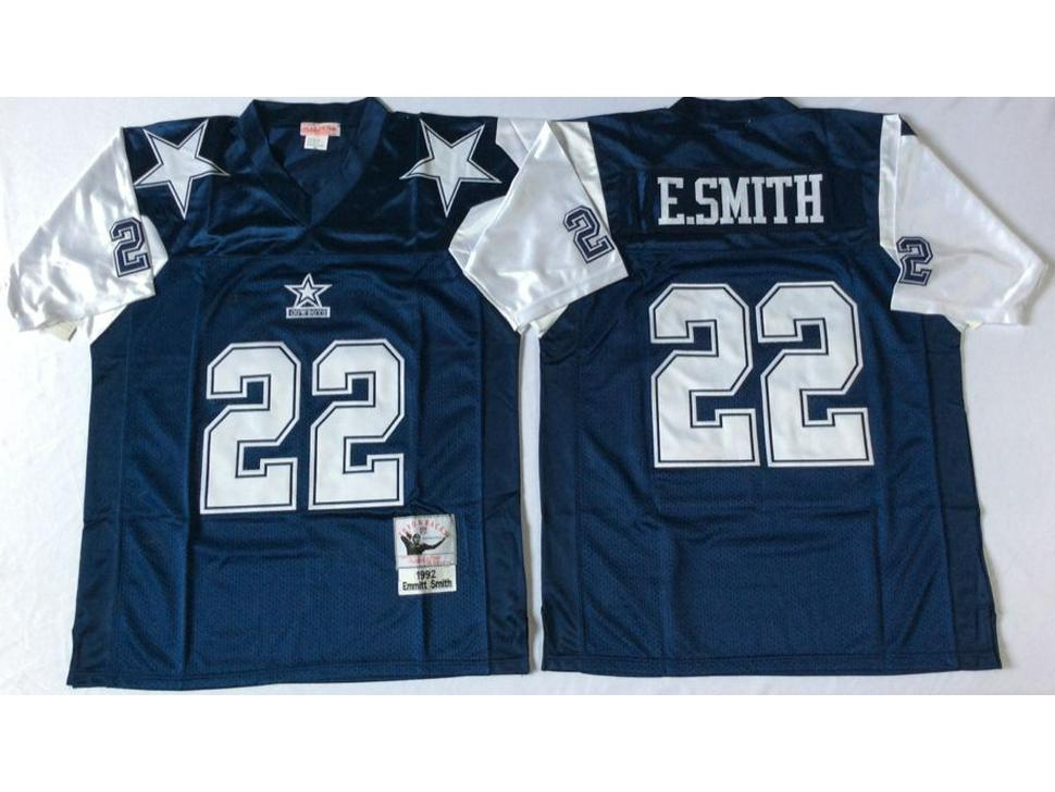 

Джерси для регби Зала славы Даллас Ковбойз - Винтажная #21 #22 MN Ограниченная серия XL