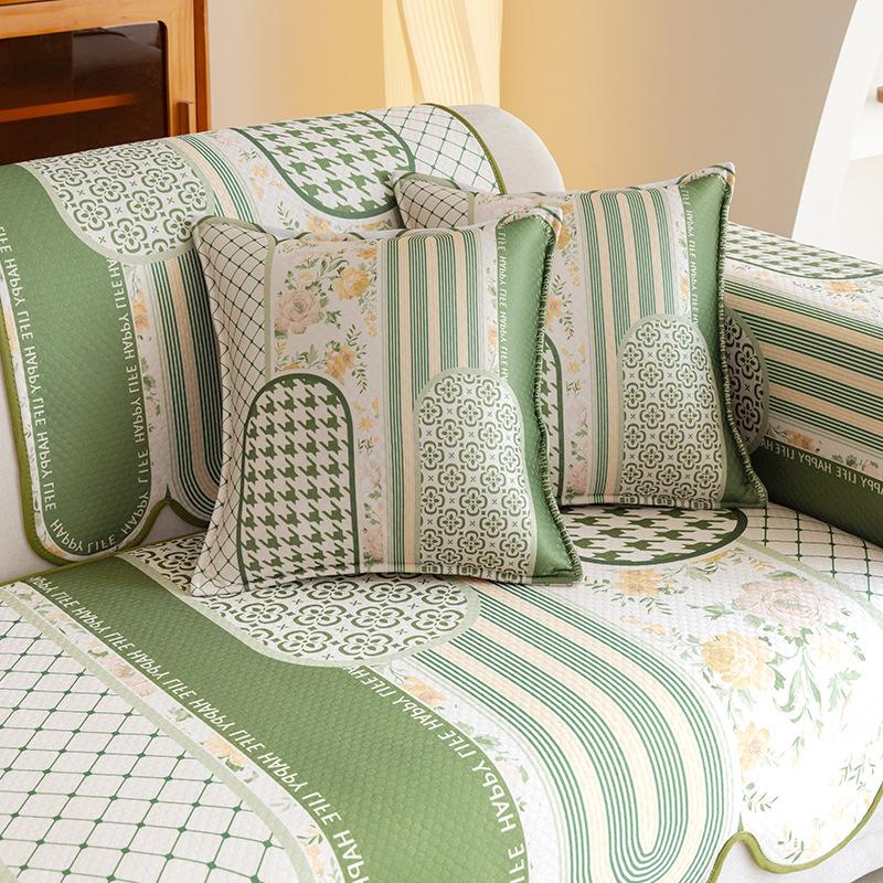 New Sofa Cushion Summer Summer High-End Cool Mat Seat Cushion Special-Shaped Cover One-Piece Sofa Cushion Cool Feeling
