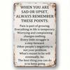 Metal Decorative Wall Sign 20x30cm