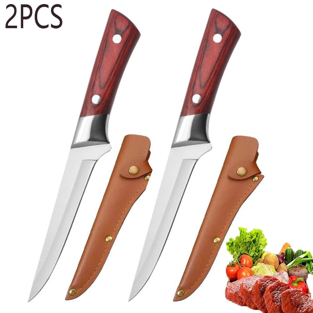 6inch Kitchen Boning Knife for Meat Cutting Stainless Steel Fruit Paring Knife Cut Meat Pork Beef Sheep Knife Kitchen Supplies
