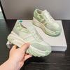 Platform Sneakers Women Inner Height Increasing Shoes New Fashion Casual Sports Board Shoes Round Toe Breathable Women's Shoes