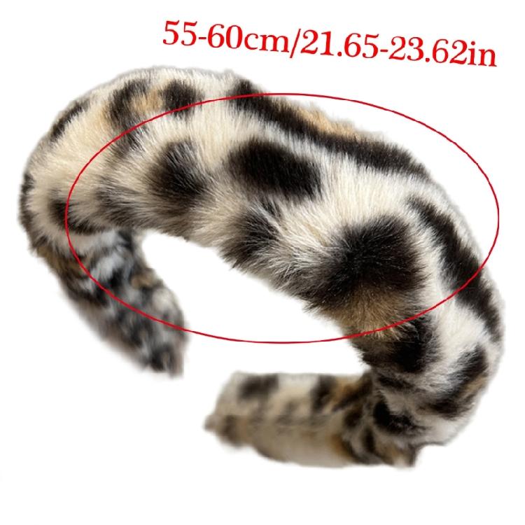 Modna opaska do włosów w panterkę Damska i dziecięca ozdoba głowy Zabawna opaska do włosów dla pań i nastolatek