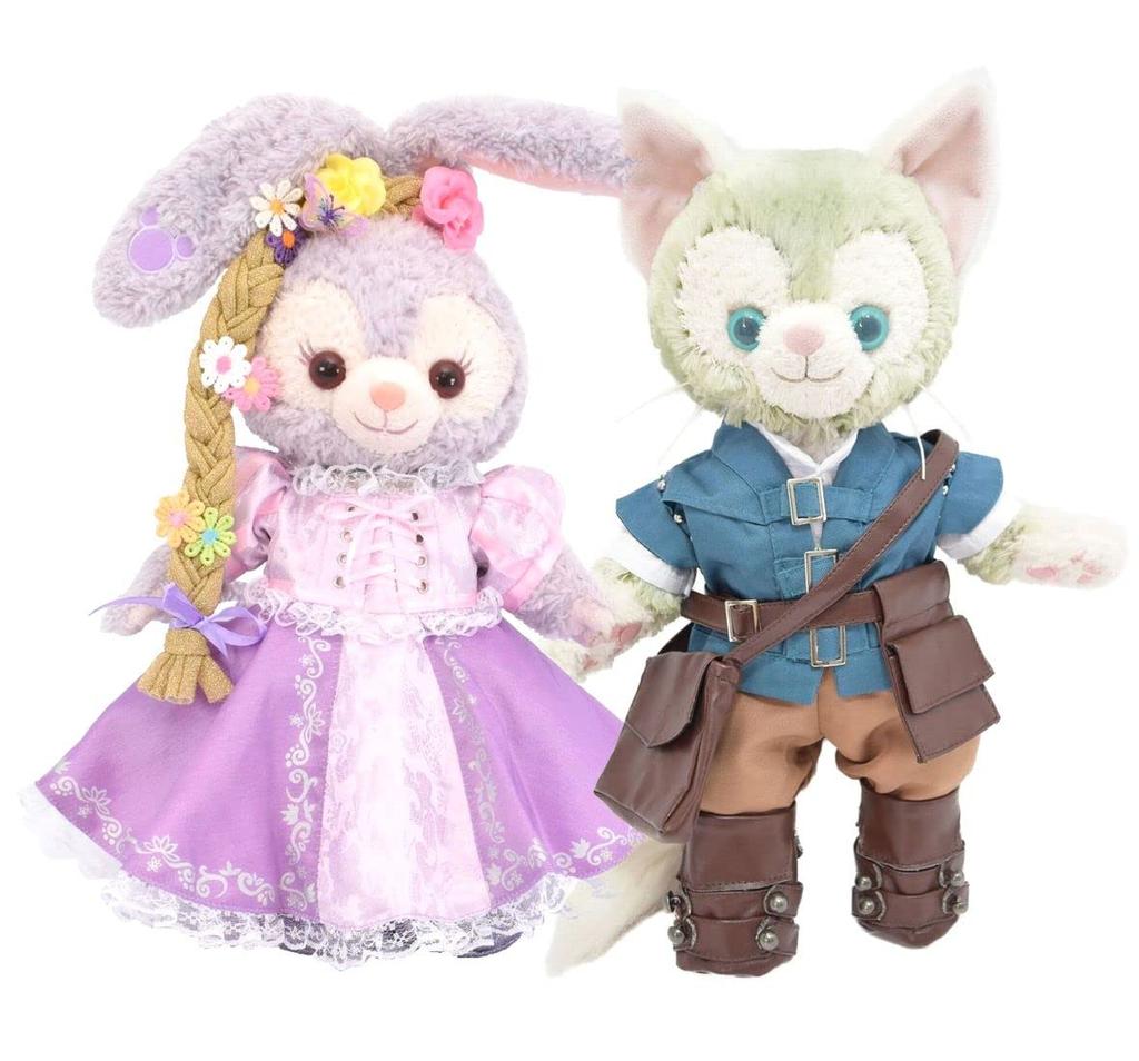 Teddy Bear Mail Order Alice Gelatoni & Stella Lou Dress-Up Costumes Tangled & Flynn Rider Pair (No Body) Size Small