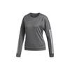 Run It Crew 3S Sports Warm Round Neck Fleece Pullover Sweatshirt Women Sweatshirt Gray DM3139