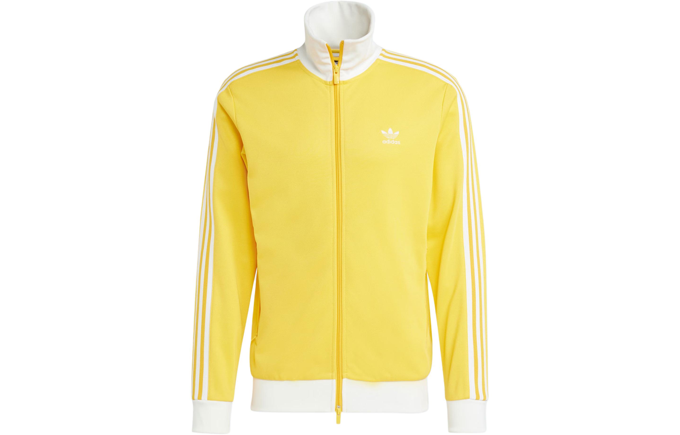 Adidas Originals Adicolor Beckenbauer Спортивная куртка-топ Мужская Солнечно-желтый IP0414 XXL