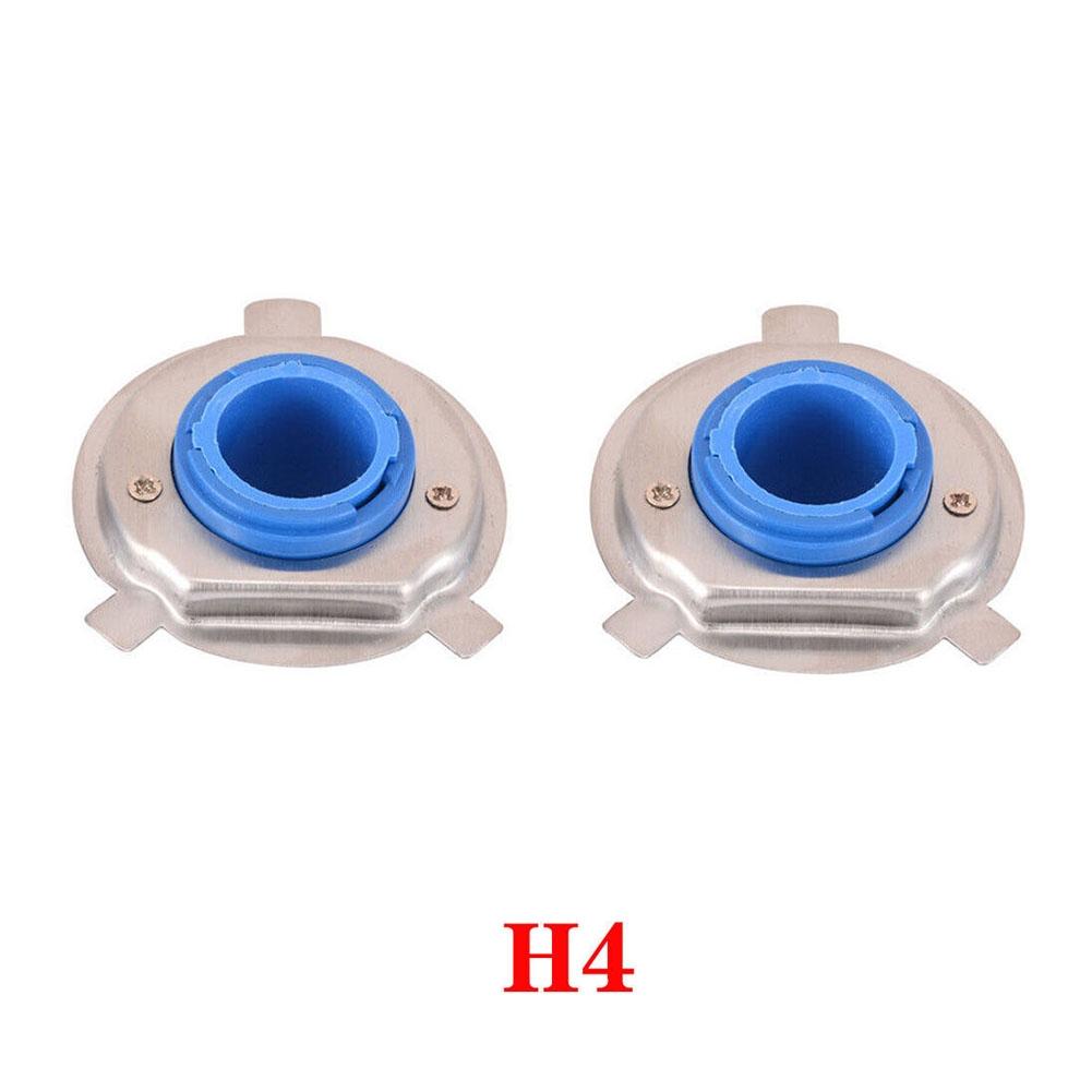 2Pcs Headlight Adapter ABS Car H1/H4 LED Headlamp Socket