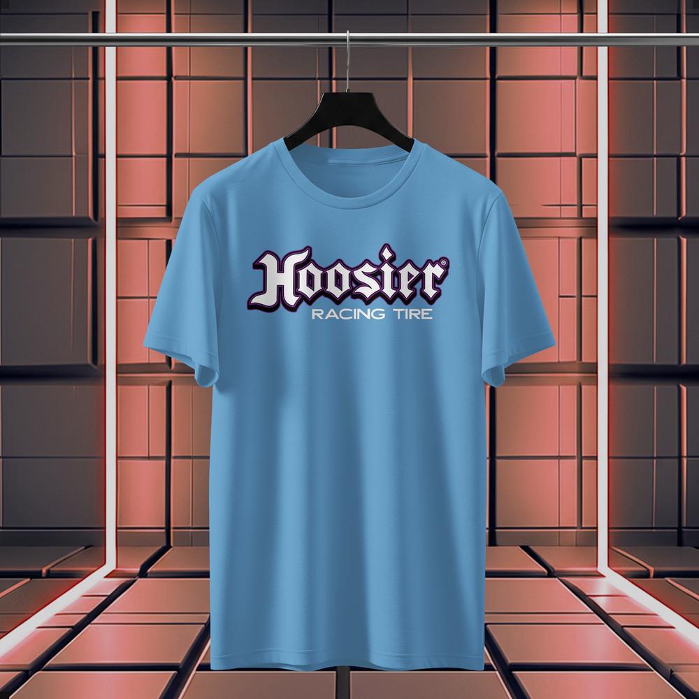 

Hoosier Racing Tire Purple logo funny T-Shirt Size S-5XL Made in USA Unisex T-Shirt XXL