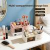 Makeup Brush Storage Box - High-end, Rotatable with Drawers, Multi-functional Storage Box for Organizing Miscellaneous Items