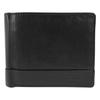 Horizontal Wallet - LEONARDO VERRELLI - Helmi - Goat Leather - Black - Compact 11×9.1×2 Cm