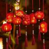 2026 Horse Year New Year Lantern Glowing Chinese Style DIY Handheld Lantern with Tassel Handmade Lantern Hanging Ornament