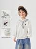 Right European Style Boys' Fake Two-Piece College Hoodie - 2026 Spring/Autumn Trendy Kids Clothing