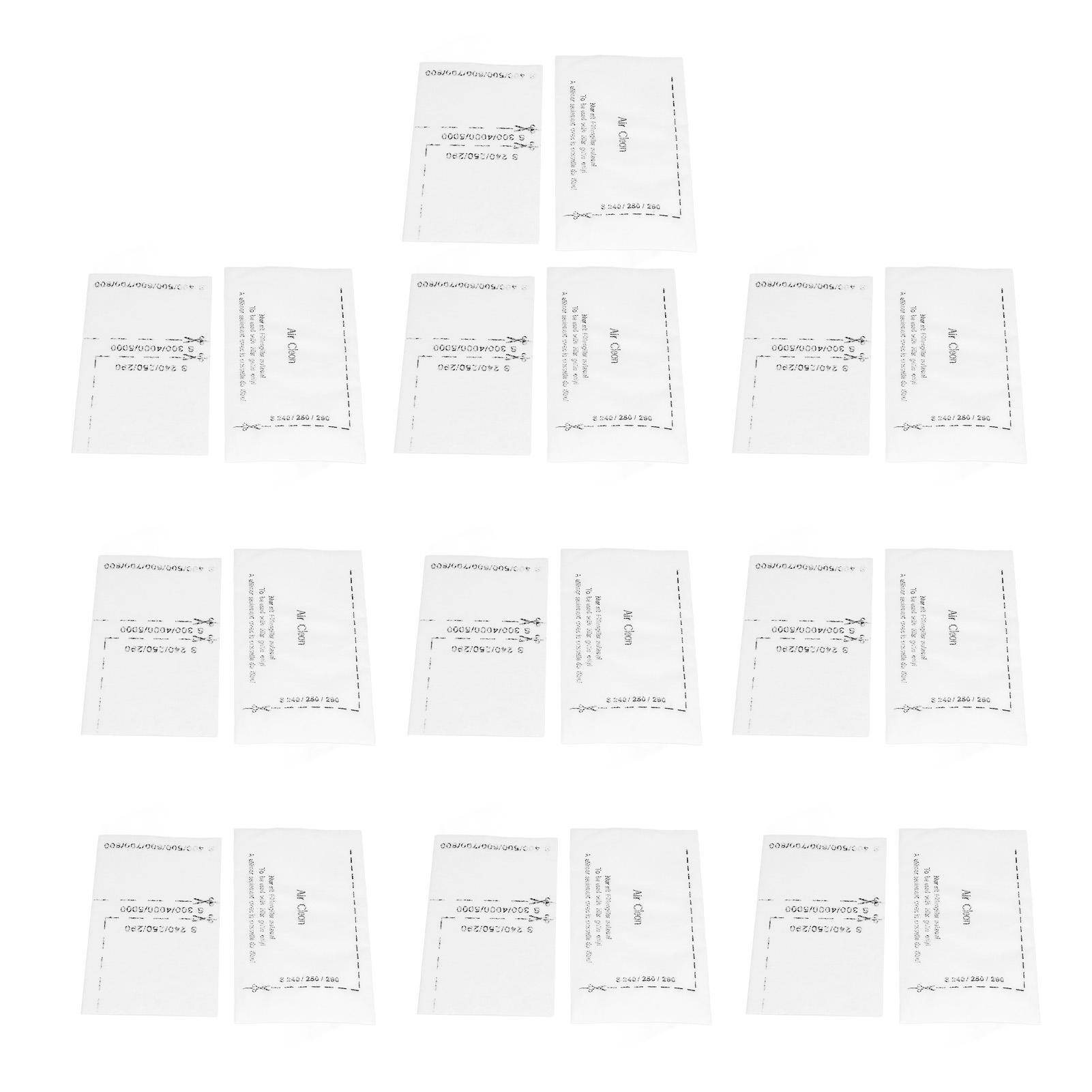 

10 комплектов фильтровальных сеток из волокон, аксессуары для пылесоса, подходят для Miele FJM GN Series White