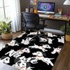 Custom Name Dog Printed Carpet,Rug for Office Chair Living Room Bedroom Kitchen Room Decor Gifts.