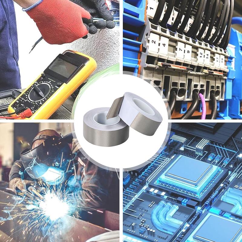 20/50 Meter Anti-Radiation Electromagnetic Shielding Tape Self-Adhesive Anti-RFID Shielding Cloth Double-side Conductive Tape