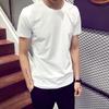 Klassisches Design Unisex Hohe Elastizität O-Ausschnitt Kurze Ärmel Besser Sport Freizeit T-Shirt