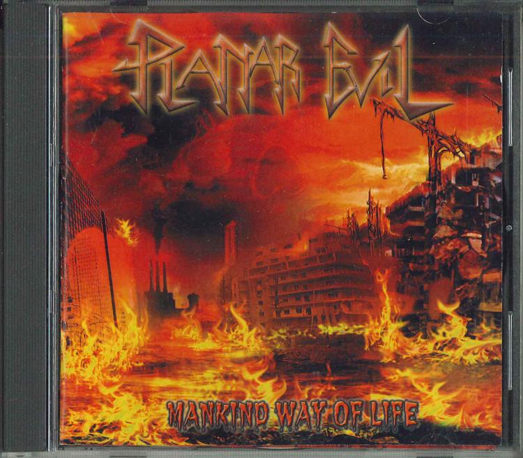 

CD PLANAR EVIL - Mankind Way Of Life ITA001 ITALIAN THRASH 2008 Italy Rock Used