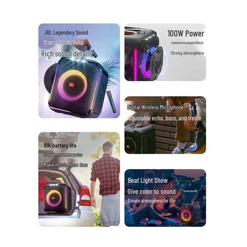 JBL Partybox Encore Essential Portable Karaoke Speaker