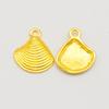 10/15PCS Gold Color Marine Life Charms Alloy Fish Mermaid Shell Conch Seahorse Octopus Pendant Bracelet Jewelry Making Accessory