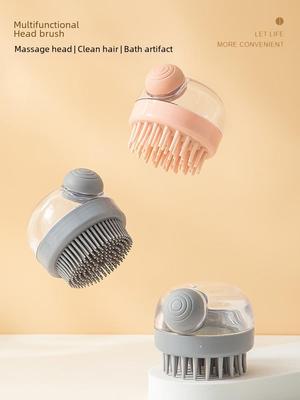 Silicone Scalp Massage Shampoo Brush
