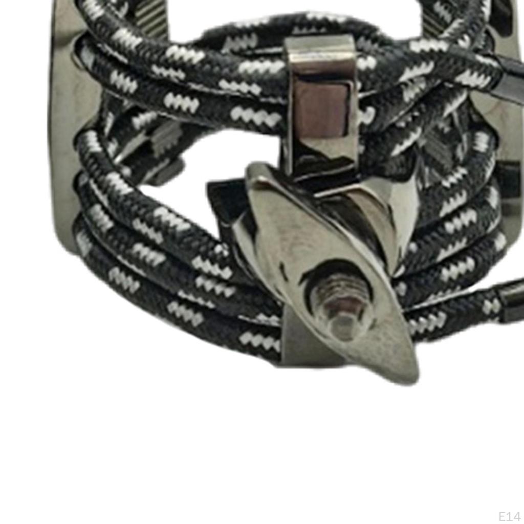 Compact Saxophone Ligature, Metal Mouthpiece Clamp Accessory D