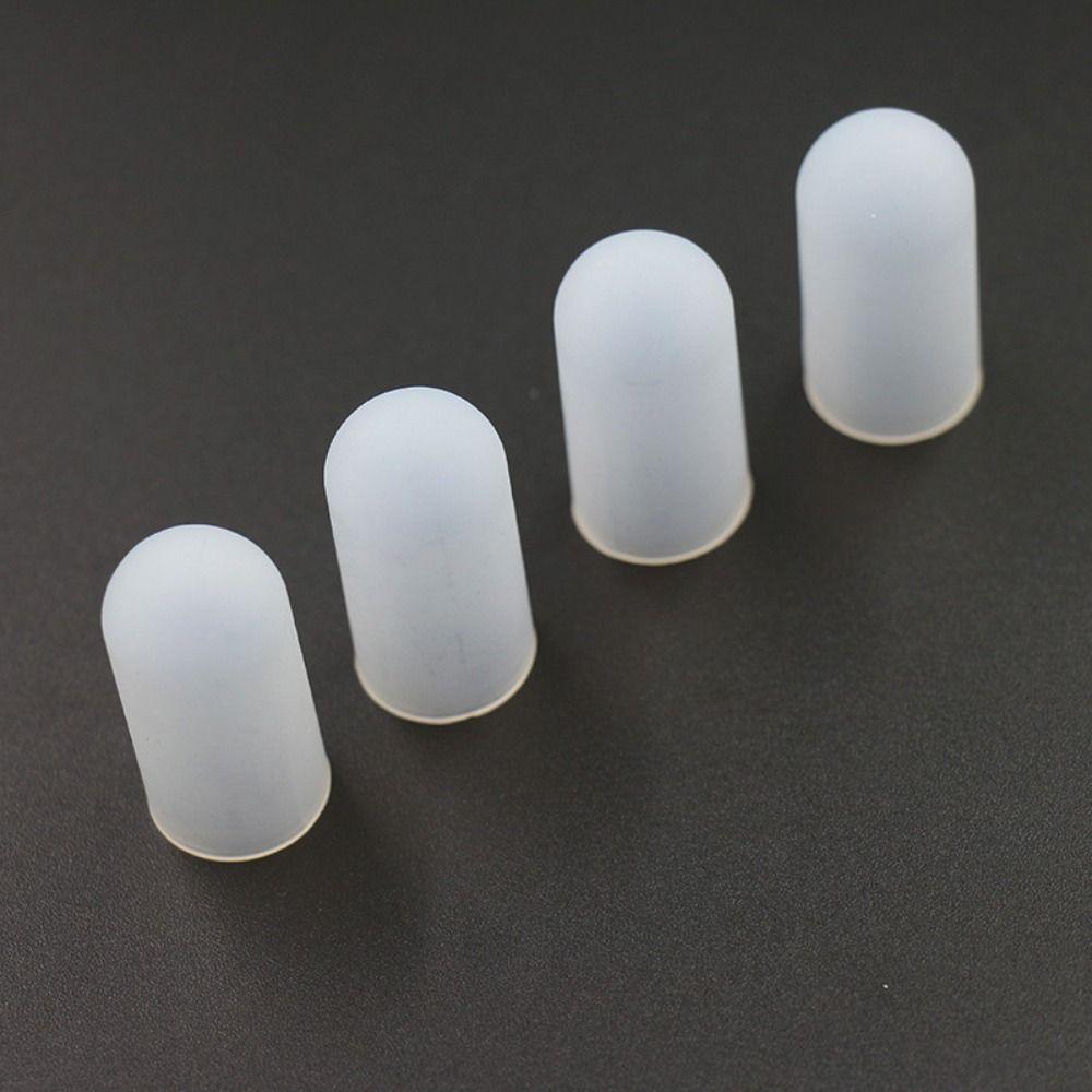 5/10 Pcs High Temperature Resistant Silicone Finger Protector Transparent Anti-slip Finger Caps Heat Insulation Antistatic