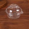 100Pcs Cupcake Box Plastic Clear Cupcake Container with Secure Flip-Top Seal Easy Open Close Stackable Dessert Holder