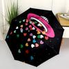 1pc UFO Hearts Automatic Open/Close Umbrella Compact Folding Umbrella, All-Season Portable Umbrella for Women/Men F1124236