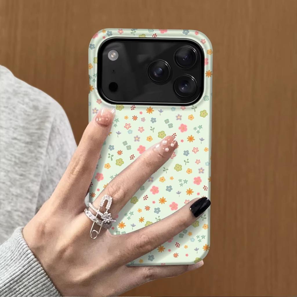 Film 2-in-1 color flower for iphone17promax Apple 15PRO/16 cartoon mobile phone case