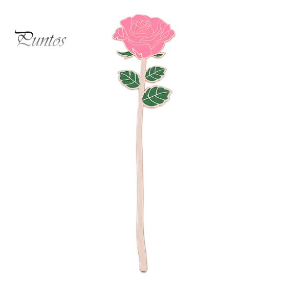Rose Bookmark Exquisite Metal Book Page Holder Teacher Appreciation Gift for Reading Lovers Valentine's Day