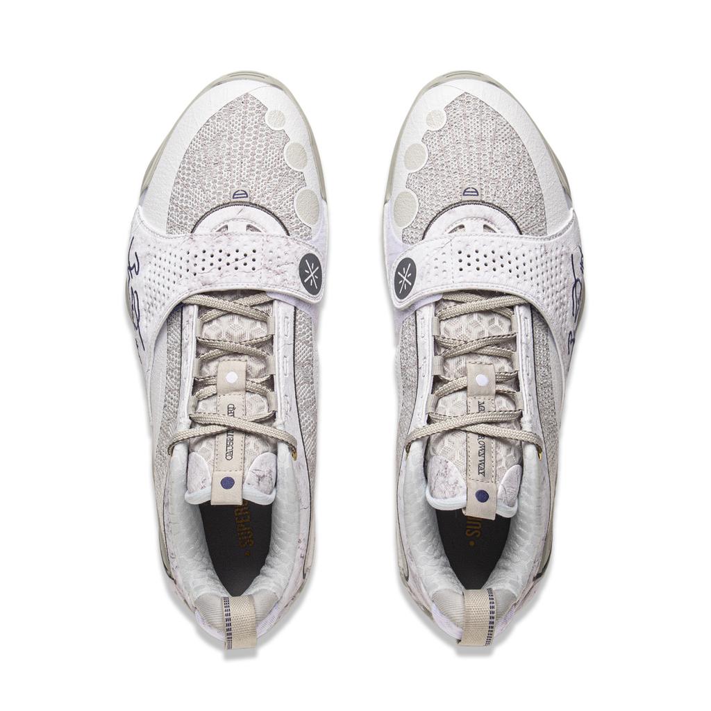 Pantofi de baschet Li Ning Wade All City 13ENCORE Low top Bărbați Alb Gri ABAV043-3