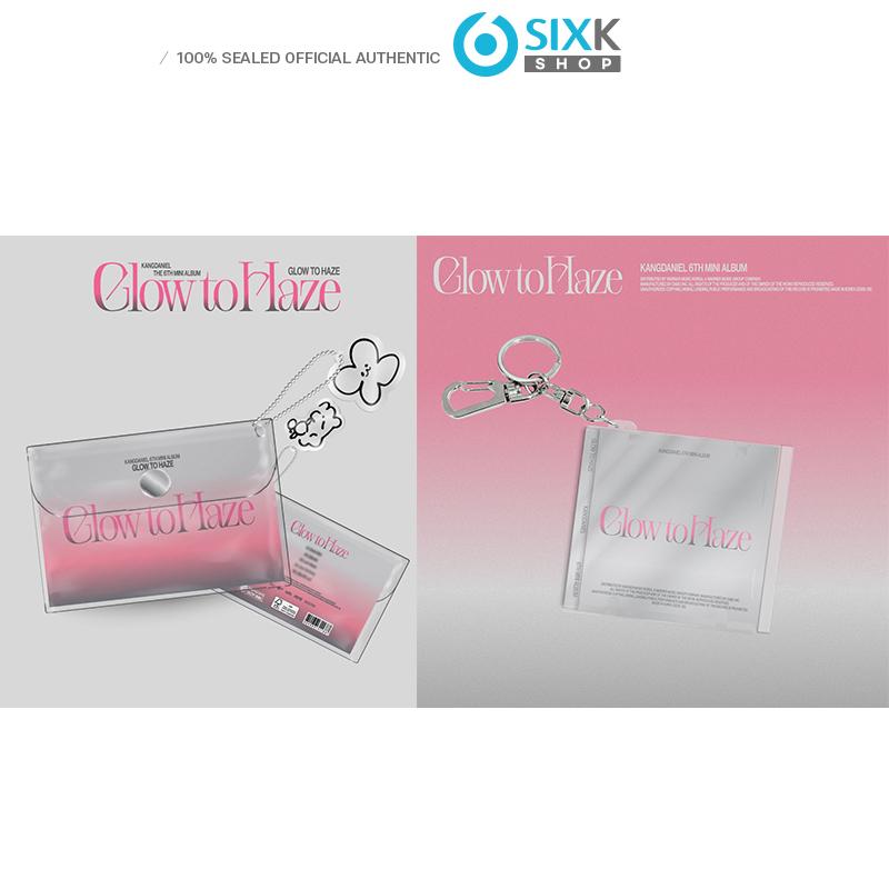 

[Pre-order] [+LUCKY DRAW] KANGDANIEL - MINI 6th [Glow to Haze] MINI CD KEYRING + PVC Pouch Ver. 2EA SET 2EA SET / POB SOUND WAVE