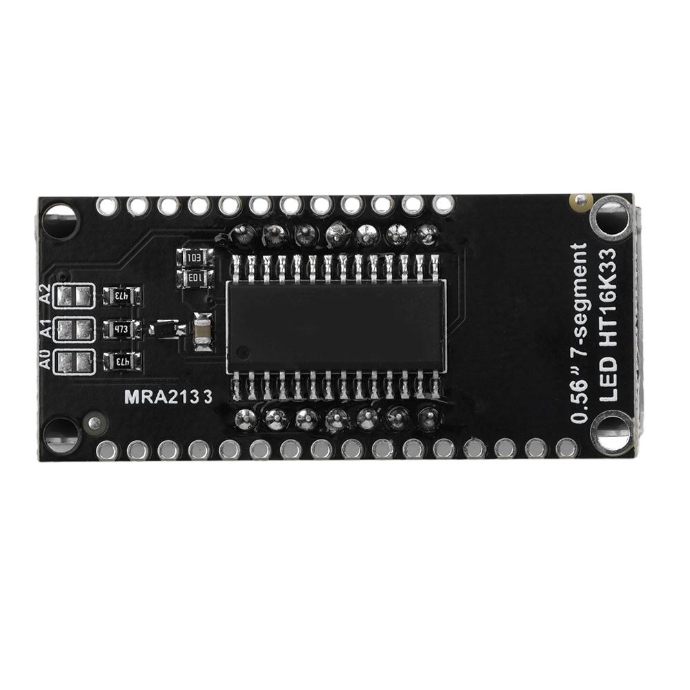 HT16K33 LED-Anzeigemodul 0,56” 4-Bit 7-Segment-Anzeigemodul Uhrmodul Grün Rot Weiß Gelb Blau Anzeige