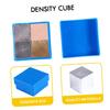 Healvian 8-Piece Density Lab Cube Set, 2-Inch Copper, Iron, Aluminum, and Wood Cubes for Thermal and Specific Gravity Studies, Includes Educational St