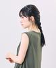 Kashira Daily Classic Pearl One Size Headband, Casual, Spring/Summer, Cotton, SHK01210, Brown,