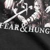 Men T-Shirts Fear And Hunger Funny Cotton Tees Short Sleeve T Shirt Round Collar Clothing Printed